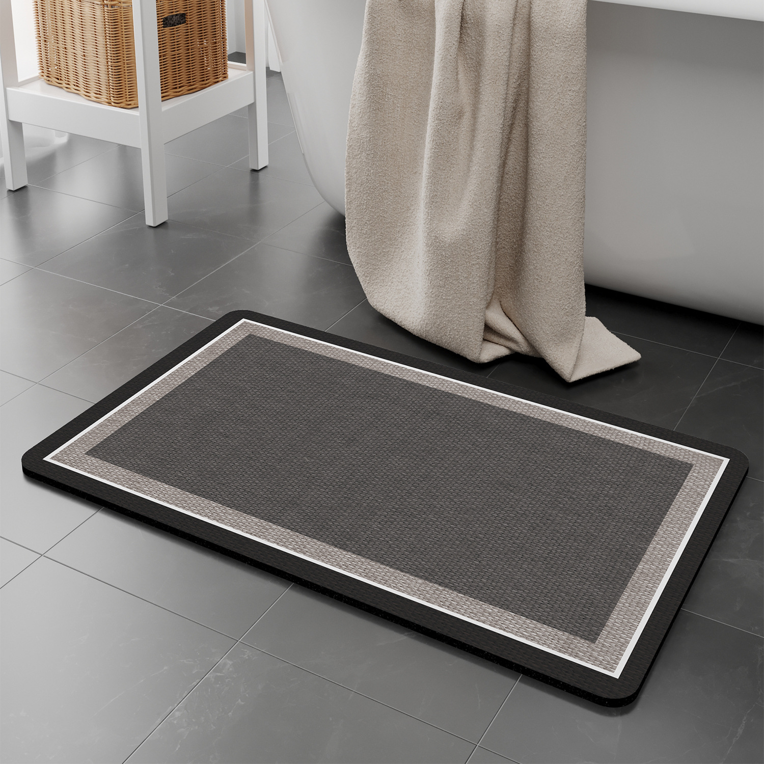 Mise à niveau des tapis de salle de bain en terre de diatomées - Danan