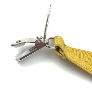 Yiwu Top Sellers Adjustable Y-back Braces Clip-on Muatard Yellow Mens <strong>Women</strong> Elastic <strong>Suspender</strong> <strong>Belt</strong> - Product Image 3