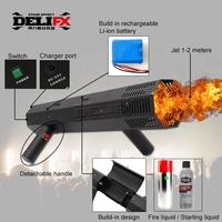 Lance-Flammes Portable à Effet Scénique, Machine à Feu Intégrée pour Spectacle Pyrotechnique, Jet de Flamme de 2 m de Haut