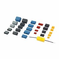 Kapasitor Film Pengaman MKP-X2 0.1~10uF untuk Lampu LED, Meteran Listrik Pintar, Papan Sirkuit Daya Rendah 275V-310V 0.22uf