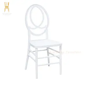 Fabrik direkt Großhandel Kunststoff Harz Weiß Phoenix Stühle Event Stühle für die Hochzeit