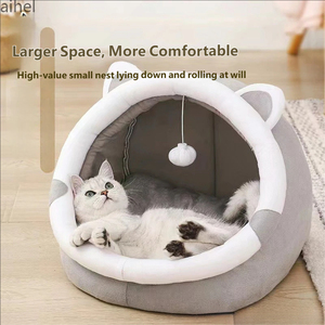 Puppy <b>Dog</b> <b>Bed</b> Cave Soft Plush Warm Pet House for <b>Small</b> <b>Dogs</b> - Product Image 4