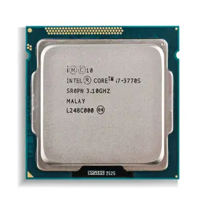 ซีพียูเดสก์ท็อปราคาดีสำหรับ Intel Core Processor CPU I7-3770S SR0PN 3.1GHz 22NM 65W LGA 1155 CPU Processor I5 I3 I5 I7