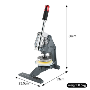 Machine de découpe manuelle à presse pour cuir, tissu, papier, caoutchouc, plastique, acier, avec tête de coupe et levier d'économie d'effort - Product Image 4
