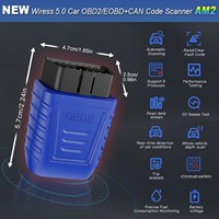Escáner OBD2 ELM327 AM2 BT, Herramienta de Diagnóstico para Autos con Lector de Códigos para Android e iOS, Compatible con Autos de 12V desde 1996