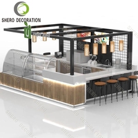 Kiosque de café personnalisé pour centre commercial, boutique conteneurisée de 10 pieds, boutique éphémère de luxe, boutique de qualité supérieure, boutique moderne pour hôtel, boutique à bas prix