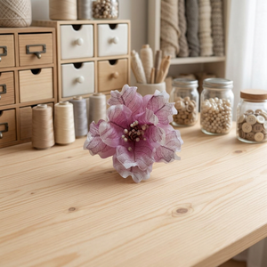 Handmade Sola Wood Peony Flower Purple Romantic Dreamy Wedding Decor High Simulation Artificial Flower Soft Lightweight - Product Image 2