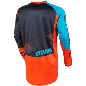 Jersey unisex ligero a prueba <span class=keywords><strong>de</strong></span> viento <span class=keywords><strong>de</strong></span> talla grande <span class=keywords><strong>de</strong></span> manga larga MTB equipo <span class=keywords><strong>de</strong></span> bicicleta descenso todoterreno <span class=keywords><strong>DH</strong></span> MX montar a campo traviesa - Product Image 3