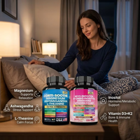 Formule Énergisante au Magnésium avec Ashwagandha, L-Théanine et Adaptogènes – 60 Capsules pour Adultes
