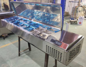 <span class=keywords><strong>Vitrine</strong></span> <span class=keywords><strong>réfrigérée</strong></span> à température unique pour salades, idéale pour les bars à salades et les buffets - Product Image 2