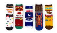 Chaussettes habillées pour hommes en polyester, élasthanne et coton, respirantes, antibactériennes, écologiques, avec logo personnalisé par sublimation