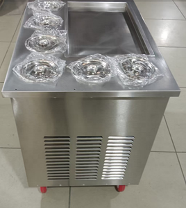 Machine à frire la glace Machine commerciale à pot unique yaourt jus de fruits frit fabricant de boules de bouillie de glace Machine à frire les fruits frais - Product Image 6