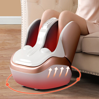 Neue Tapping Deep Kneading Therapie Shiatsu beheizte Luft presse Rolling Vibration Reflex ology Fuß-und Waden massage gerät