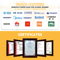 plastique anti-odeurs imprimée avec logo 3 5g 7g 14g 28g Tailles Sacs en mylar personnalisables 3 5 grammes Sacs en mylar