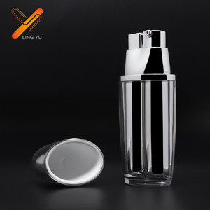 Hot bán rỗng ống đôi 2 trong 1 chai kép buồng 30ml 50ml đa buồng nhựa mỹ phẩm không có không khí Lotion bơm chai - Product Image 4