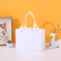Boîtes cadeaux en carton rigide pliables et recyclables avec logo personnalisé, emballage noir, couvercle à fermeture magnétique