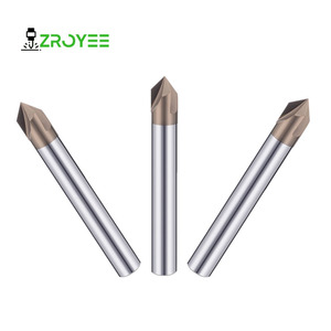 Customizable HRC55/58 Tungsten Carbide End Milling Cutter Set AlTin Coating Chamfering CNC <strong>Tool</strong> OEM/ODM 3 Flutes 10-12 Helix - Product Image 2