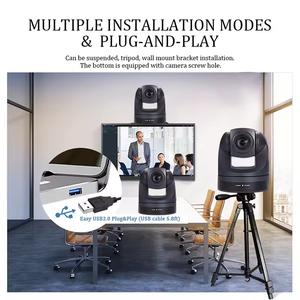 Runpu hk10uh tuyệt vời bài giảng Lớp học <span class=keywords><strong>20x</strong></span> 4K HD mi video livestream PTZ phát sóng Máy Ảnh HD Mi Lan USB PoE hội nghị máy ảnh - Product Image 5