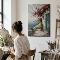 Toile à peindre vierge 100 % coton, format personnalisé, prête à l'emploi, sans acide, pour artistes et enfants