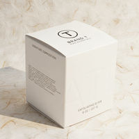 Boîte en papier coton or rose personnalisée pour emballage de fond de teint OEM