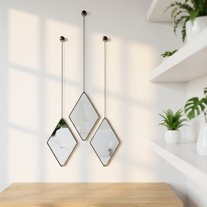 Modern Luxury Home Decorative <b>Wall</b> Art Black Metal Framed <b>Wall</b> <b>Mirrors</b> - Product Image 1