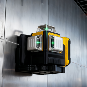 Livella Laser Verde Industriale 3D a 12 Linee Rotante a 360° DW089LG 2026 per Esterni, Strumento di Marcatura per Costruzioni con Batteria al Litio - Product Image 6