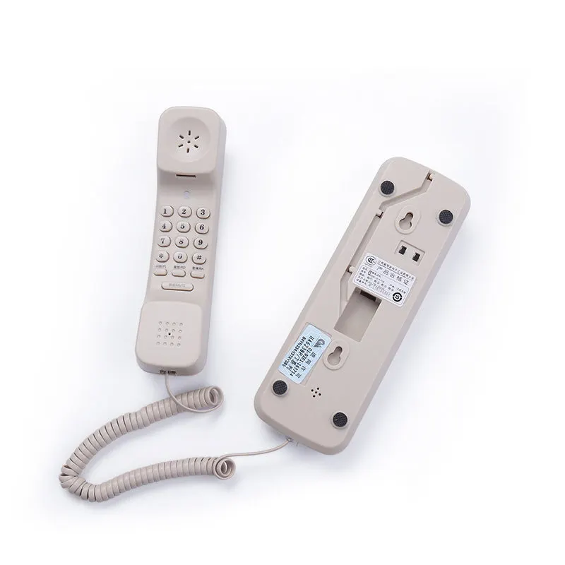 Telephone Wall Mounted Phone Corded Phone Set Hotel Hot Sale Small Landline Telephone Slim For Home Office