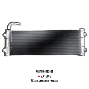 Refroidisseur d'huile hydraulique pour excavatrice Hitachi ZX130-3 ZAXIS130-3 4682428, noyau en aluminium robuste - Product Image 2