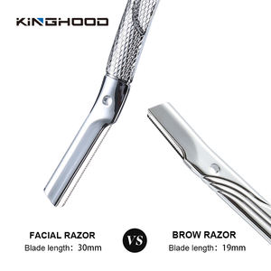 पर्यावरण के अनुकूल महिला सौंदर्य उपकरण आईब्रो चाकू डेराप्लालिन तेज स्टेनलेस स्टील ब्लेड चेहरे के बाल ट्रिमर ब्रोव आईब्रो - Product Image 2