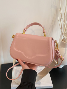 2025 hợp thời trang của phụ nữ Crossbody Vai Túi màu nâu sẫm vỏ sò với Polyester lót xách tay giản dị mùa xuân mới yên Túi - Product Image 3