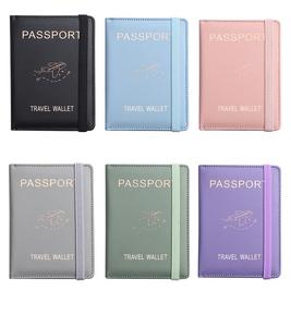Wholesale Pu Leather Passport <b>Bag</b> Holder Cover for Men and Women Rfid Multi-functional Passport Cover - Product Image 2