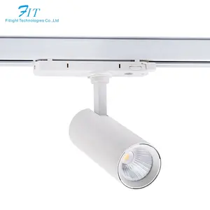 40W Led Tracklights System Movable Track Lighting Commercial Led Integrated Drive Rail Lighting Track Light For Store