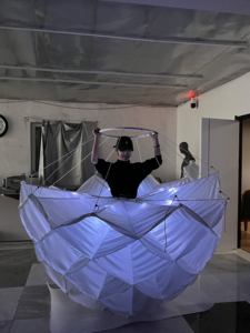 2025 vente chaude Led fleur robe boîte de nuit scène Performance Costume - Product Image 2