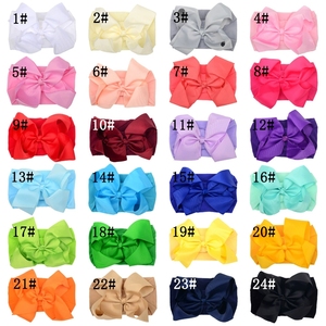 Lot de bandeaux doux pour enfants, bandeaux élastiques pour cheveux, turban pour bébé, grand nœud en ruban, bandeaux en nid d'abeille côtelés pour filles et enfants - Product Image 3