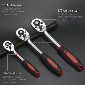 ชุดเครื่องมือช่างยานยนต์แบบยาว 3/4 นิ้ว พร้อมด้ามขันและหัวบล็อก ทนทาน ใช้ได้ทั้งแบบลึกและแบบตื้น 1 ชุด - Product Image 3