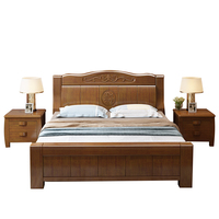 Partenaire adulte meubles de chambre à coucher de luxe king size pas cher en bois massif pas cher moderne cadre en bois lit de rangement avec tiroirs