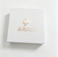 Scatola Regalo Quadrata Rigida in Cartone Personalizzata con Coperchio e Base per Anelli, Ciondoli, Gioielli, Confezione Regalo per Matrimoni e Compleanni