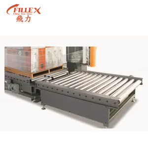 Intellectual Pressure Plate Automatic Powered Online Pallet wrapper stretch Wrapping Machine