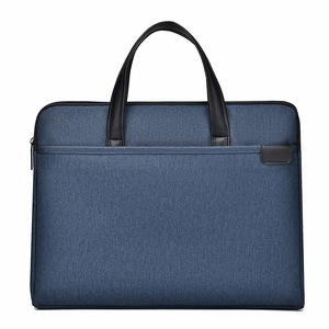 Sac pour ordinateur portable léger et imperméable, sacoche d'affaires, sac à main grande capacité, nouveau style, sac à bandoulière en cuir pour femme de 14 pouces - Product Image 2