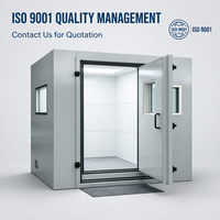 Porte acoustique extérieure en fer sur mesure, isolation phonique, design écologique, directement de l'usine, pour projet de contrôle du bruit industriel