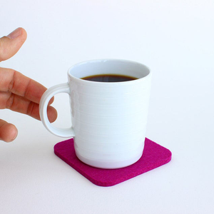 Posavasos Absorbentes de Fieltro de Poliéster de 4 Pulgadas, Modernos y Ecológicos, Directo de Fábrica, Portavasos de 5mm de Grosor, en Caja de Poliéster - Product Image 6