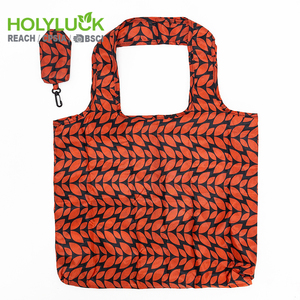 Buste regalo in Nylon 210 Rip Stop sacchetti della spesa in poliestere pieghevoli con Logo personalizzato e custodia portatile per - Product Image 5