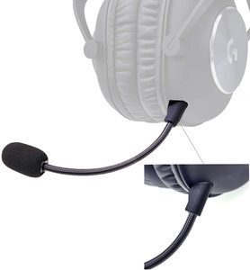 <span class=keywords><strong>Logitech</strong></span> — Microphone de remplacement détachable, en mousse de remplacement, pour <span class=keywords><strong>Logitech</strong></span> <span class=keywords><strong>G</strong></span> <span class=keywords><strong>PRO</strong></span> X 7.1 / <span class=keywords><strong>G</strong></span> <span class=keywords><strong>Pro</strong></span>, casque de jeu sans fil - Product Image 2