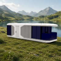 Structure métallique préfabriquée, maison mobile modulaire à une chambre, maison préfabriquée à vendre
