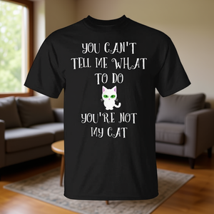 No puedes decirme qué hacer, no eres mi gato, camiseta con diseño de gatito - Product Image 3