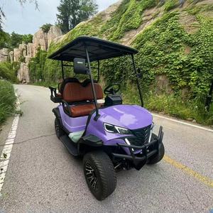 Carrito de Golf en Venta, 4 Plazas, Buggy de Acero para Pasajeros, Mini Carro de Golf Eléctrico con Certificación Dot CE GCC EEC para Carreteras No Públicas - Product Image 4