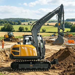Spedizione Gratuita Escavatore da 6,5 Tonnellate con Motore EURO 5 per Ristrutturazione di Cortili Agricoli, Scavo, Tunnel Minerari, Escavatore Cingolato per Tutti i Terreni - Product Image 3
