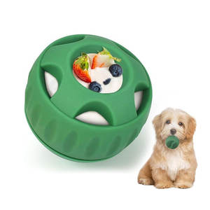 Anjing Plastik Bawah Anti Selip Kualitas Tinggi Dispenser Makanan Berputar Mainan Puzzle Anjing Mainan Hewan Peliharaan - Product Image 2