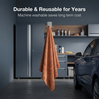 Serviette de séchage automobile extra-large en microfibre brossée épaisse double face résistante aux déchirures QT008MM 60x160CM 400GSM