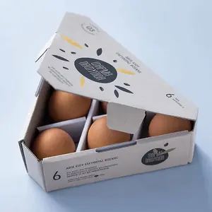 Wholesale Luxury custom High quality Not fragile egg packaging box hard paper cardboard box